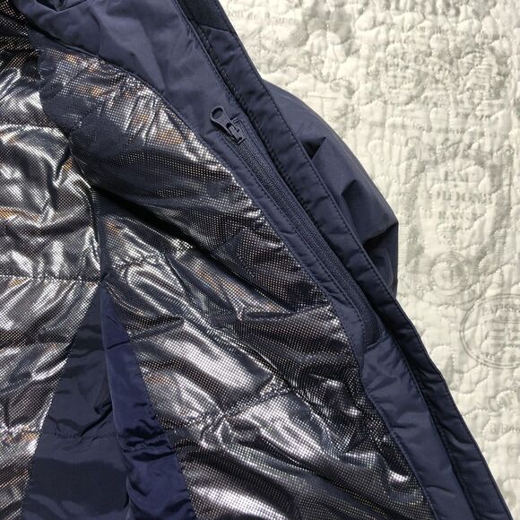Columbia Women’s Omni Tipton Peak Hooded Insulated Jacket Navy Blue Sz L 186457 - Picture 9 of 14